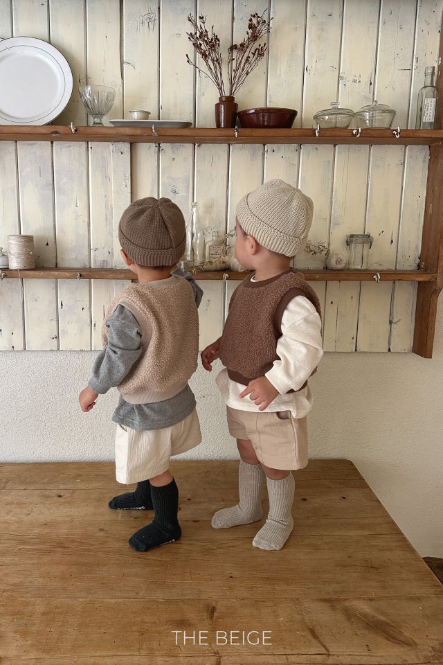 The Beige - Korean Children Fashion - #childofig - Boucle Vest - 4