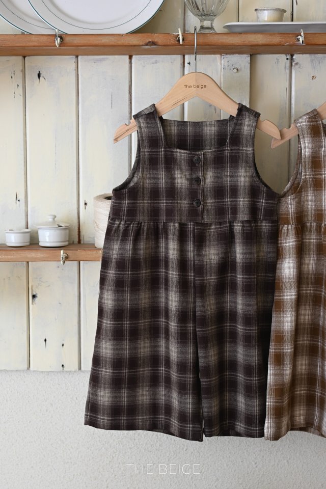 The Beige - Korean Children Fashion - #childrensboutique - Suspender Wide Pants - 3