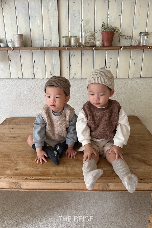 The Beige - Korean Children Fashion - #designkidswear - Boucle Vest - 5