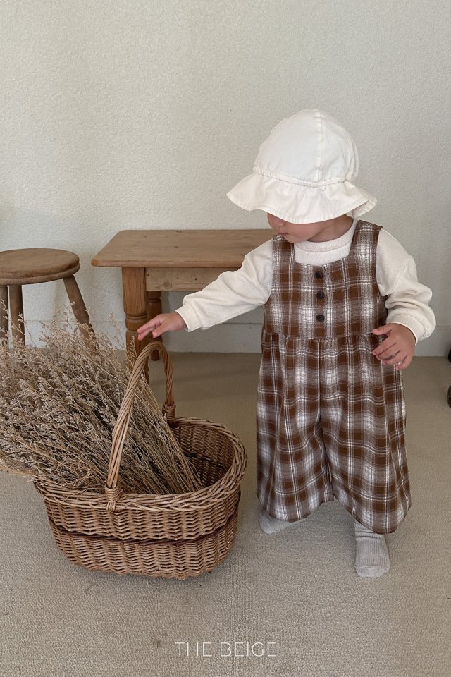 The Beige - Korean Children Fashion - #fashionkids - Suspender Wide Pants - 6
