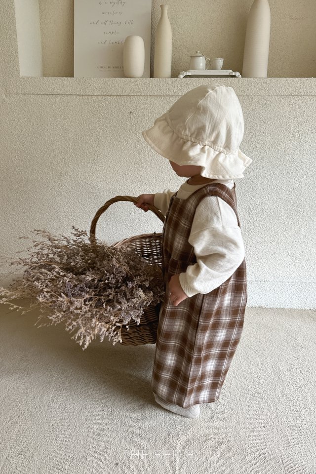 The Beige - Korean Children Fashion - #kidsshorts - Suspender Wide Pants - 7