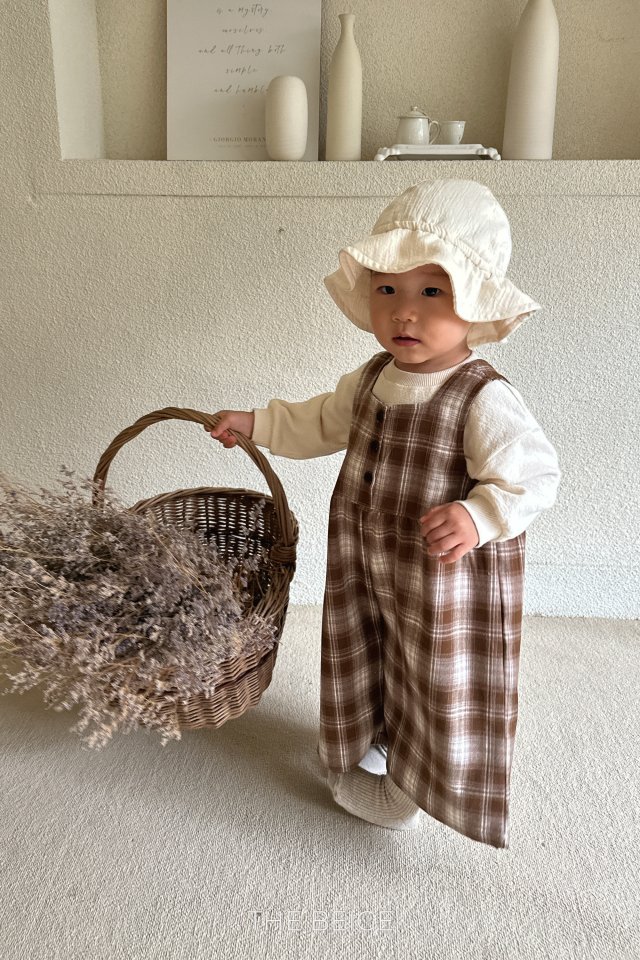 The Beige - Korean Children Fashion - #kidsstore - Suspender Wide Pants - 8