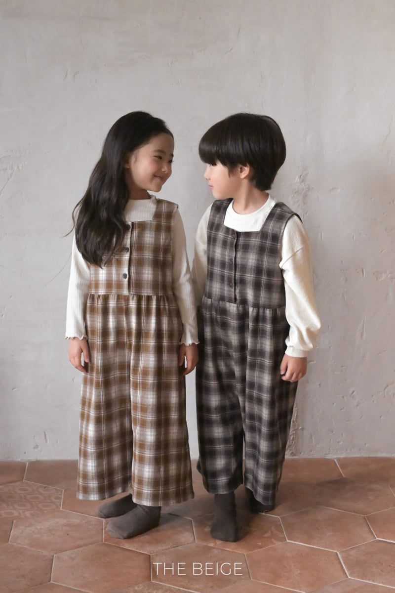 The Beige - Korean Children Fashion - #magicofchildhood - Suspender Wide Pants - 12