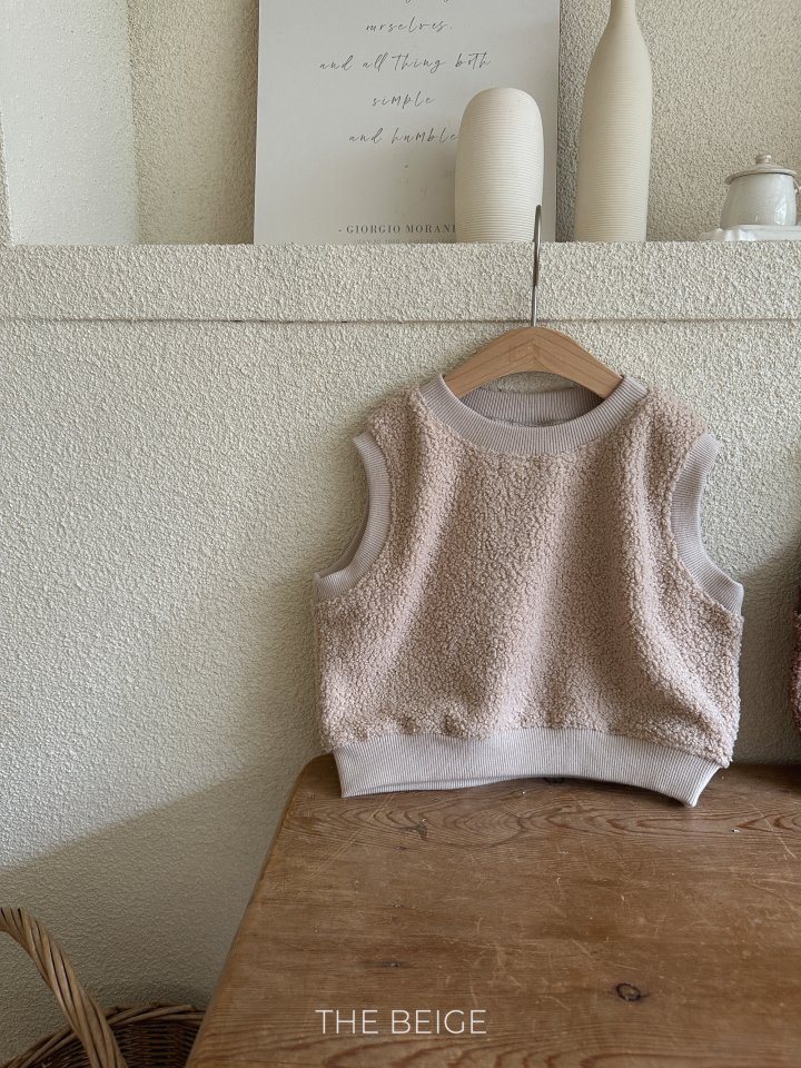 The Beige - Korean Children Fashion - #stylishchildhood - Boucle Vest - 2