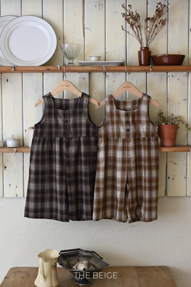 The Beige - Korean Children Fashion - #stylishchildhood - Suspender Wide Pants