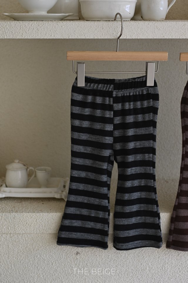 The Beige - Korean Women Fashion - #momslook - Stripe Flare Pants (Adult) - 3