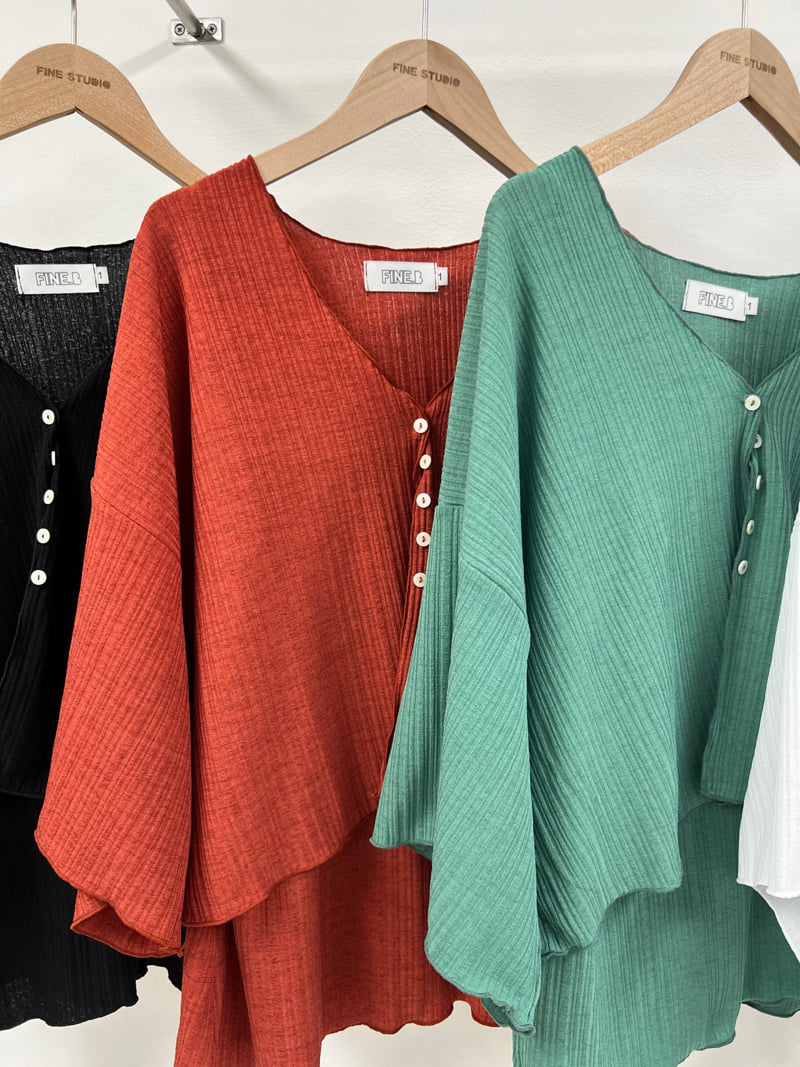 The Fine.b - Korean Women Fashion - #momslook - Like Cardigan Set (Tank Top + Cardigan) - 5