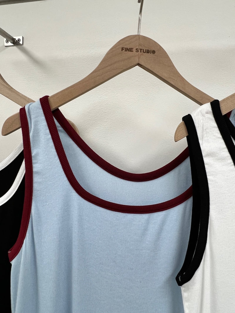 The Fine.b - Korean Women Fashion - #momslook - Double-Sided Color Block Sleeveless - 3