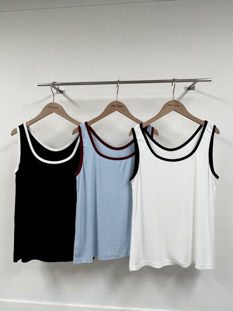 The Fine.b - Korean Women Fashion - #momslook - Double-Sided Color Block Sleeveless - 7