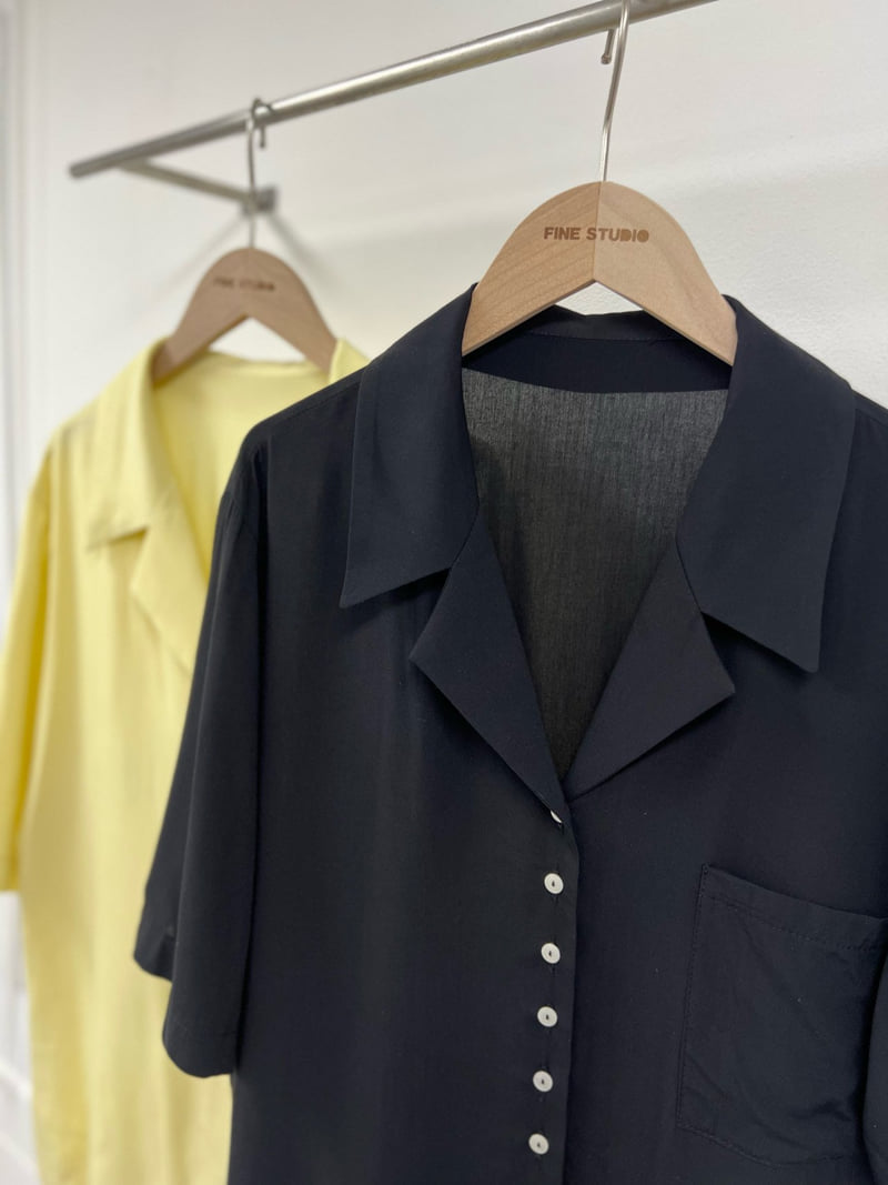 The Fine.b - Korean Women Fashion - #pursuepretty - Rayon Shirt - 3