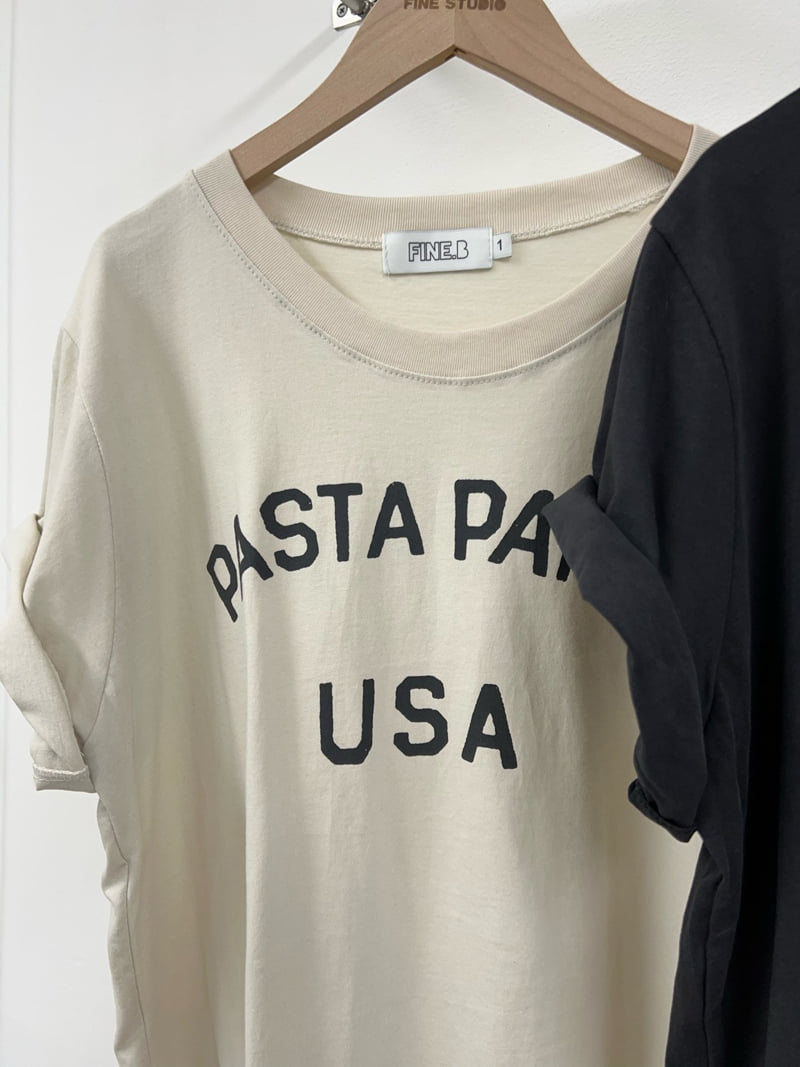 The Fine.b - Korean Women Fashion - #restrostyle - Pasta Short Sleeve Tee - 6