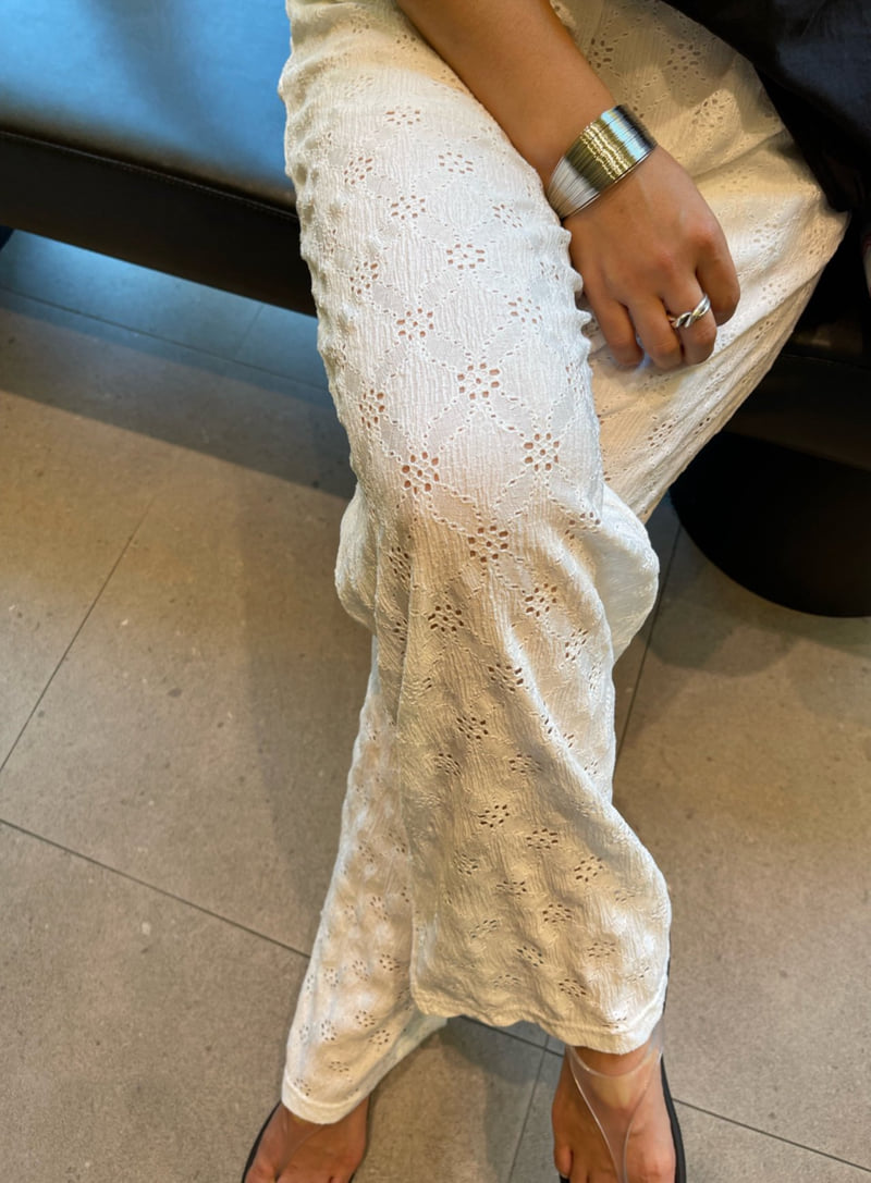 The Fine.b - Korean Women Fashion - #restrostyle - Russell Punching Pants - 3