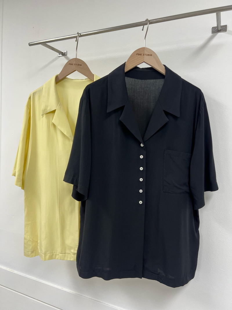 The Fine.b - Korean Women Fashion - #romanticstyle - Rayon Shirt - 5