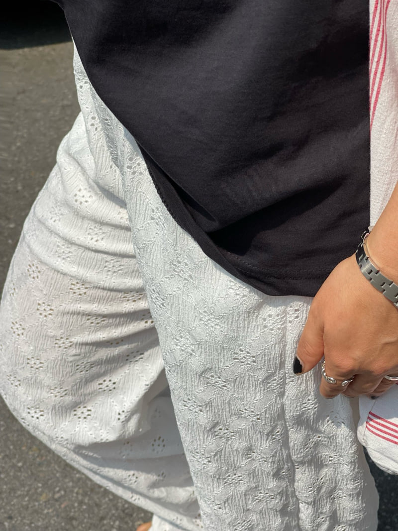 The Fine.b - Korean Women Fashion - #restrostyle - Russell Punching Pants - 4