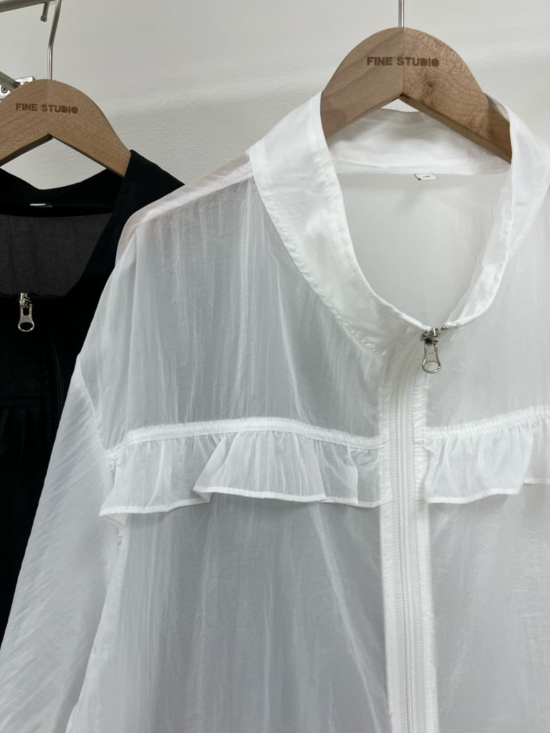 The Fine.b - Korean Women Fashion - #romanticstyle - Cropped Frill Jacket - 2
