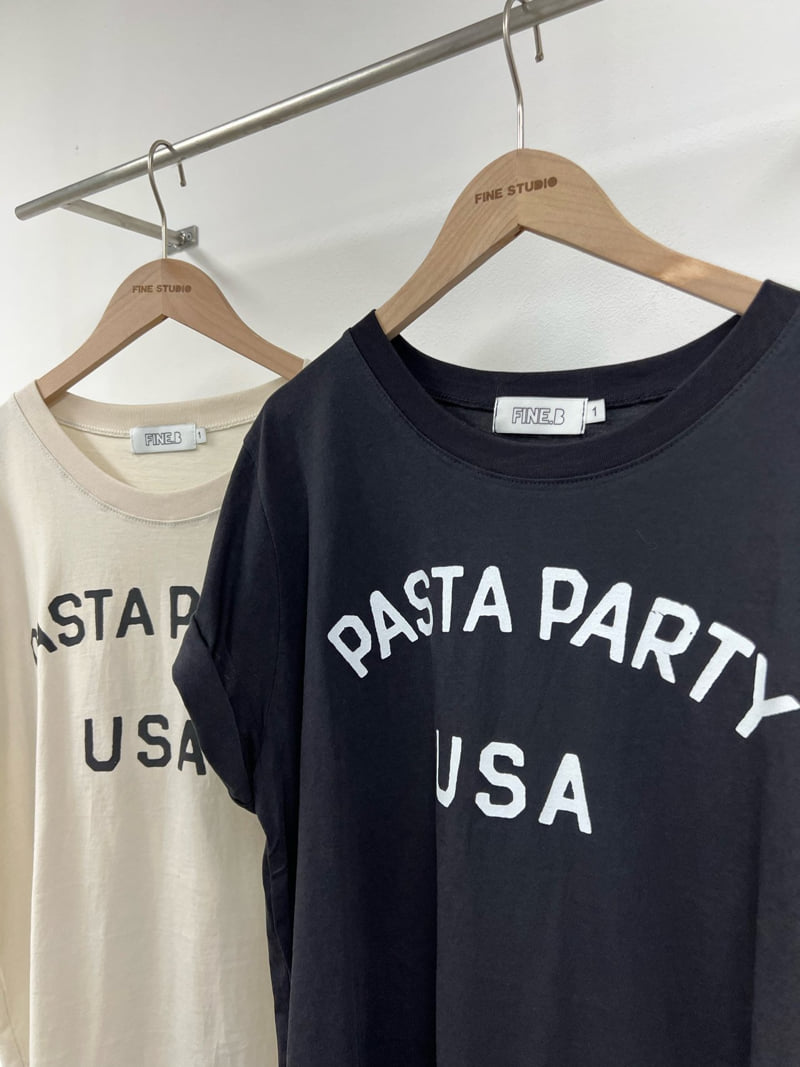 The Fine.b - Korean Women Fashion - #shopsmall - Pasta Short Sleeve Tee - 8