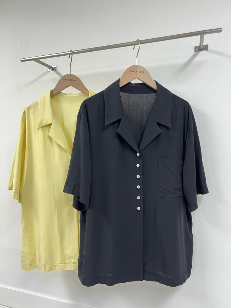 The Fine.b - Korean Women Fashion - #vintagekidsstyle - Rayon Shirt - 2