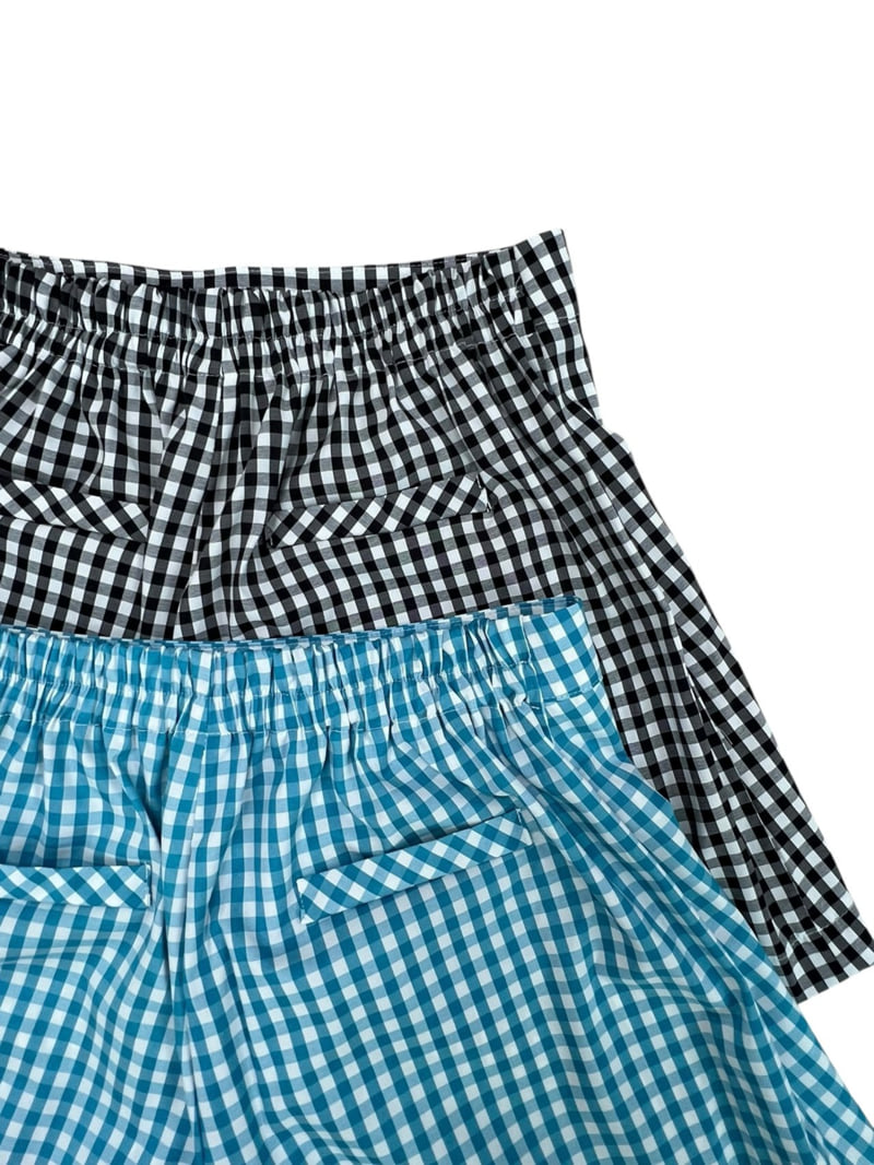 The Fine.b - Korean Women Fashion - #womensfashion - Gingham Half Pants - 10