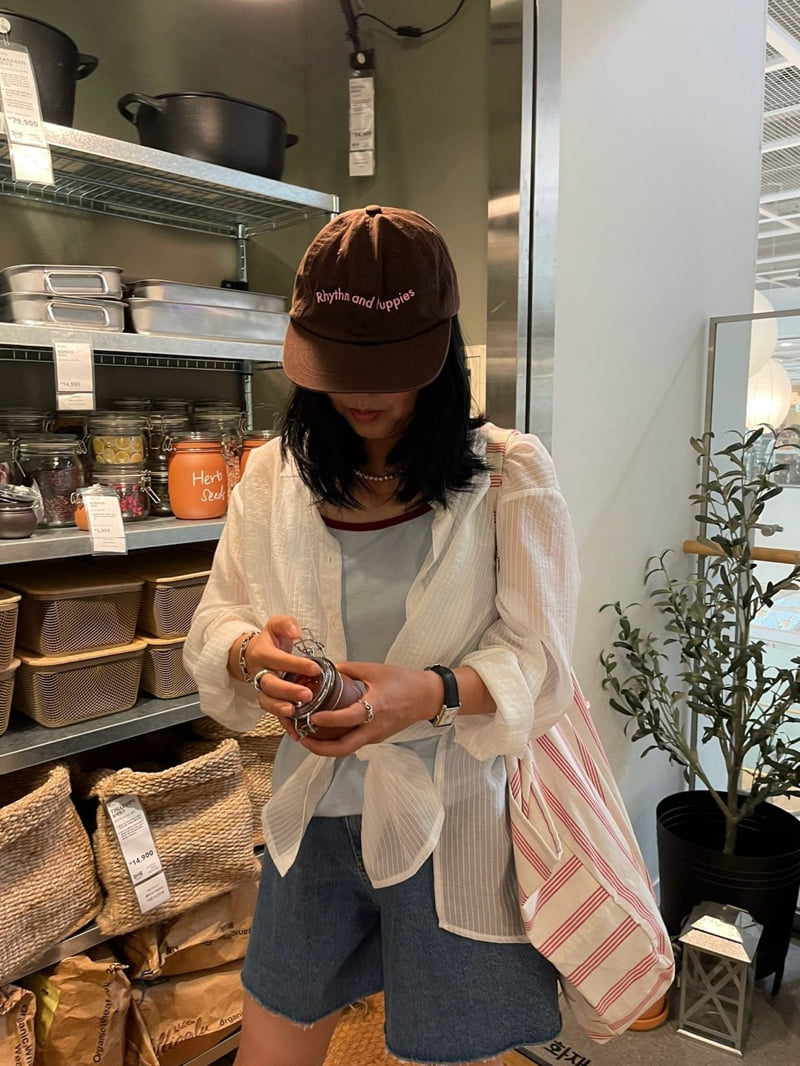 The Fine.b - Korean Women Fashion - #womensfashion - Hidden Stripe Roll-Up Shirt - 6
