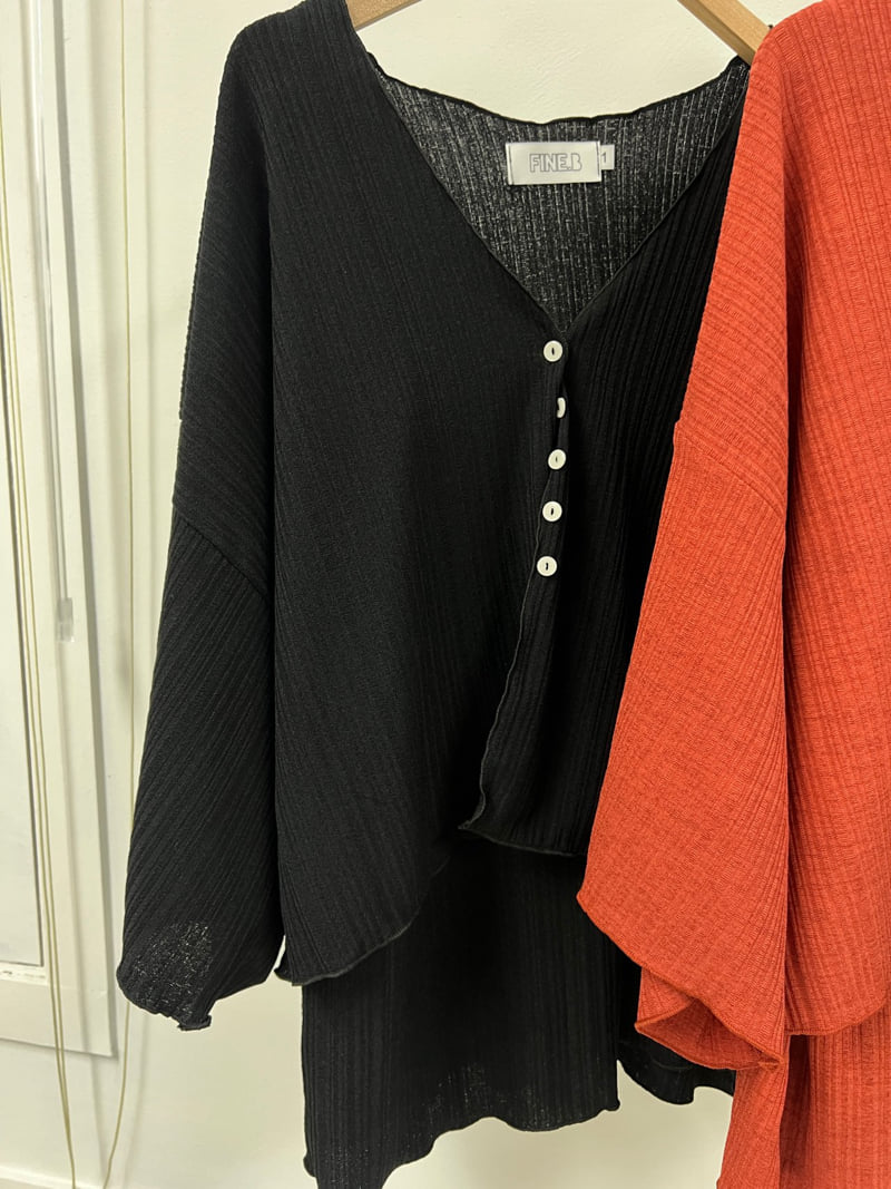 The Fine.b - Korean Women Fashion - #womensfashion - Like Cardigan Set (Tank Top + Cardigan) - 6