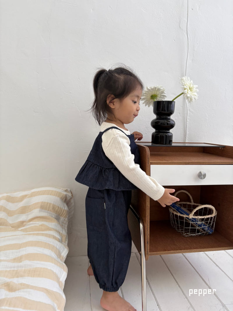 The Pepper - Korean Children Fashion - #Kfashion4kids - Denim Jogger Pants - 8
