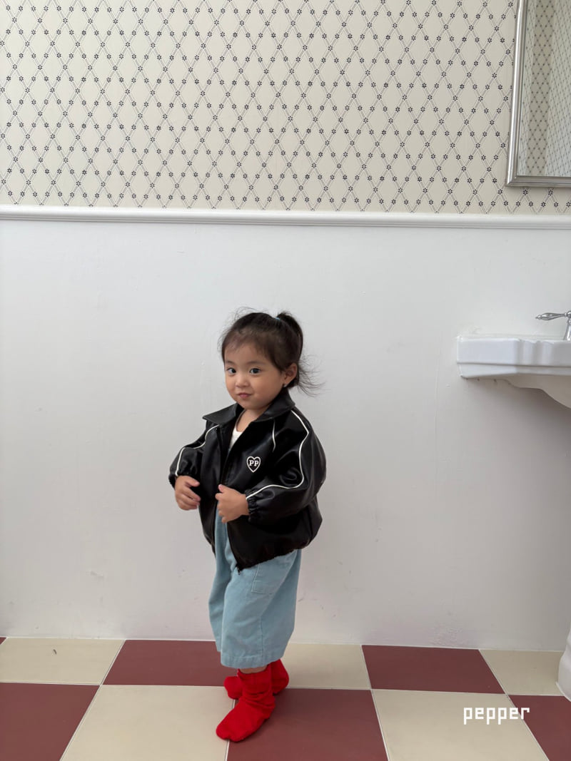 The Pepper - Korean Children Fashion - #Kfashion4kids - Kkukkku Leather Jacket - 12