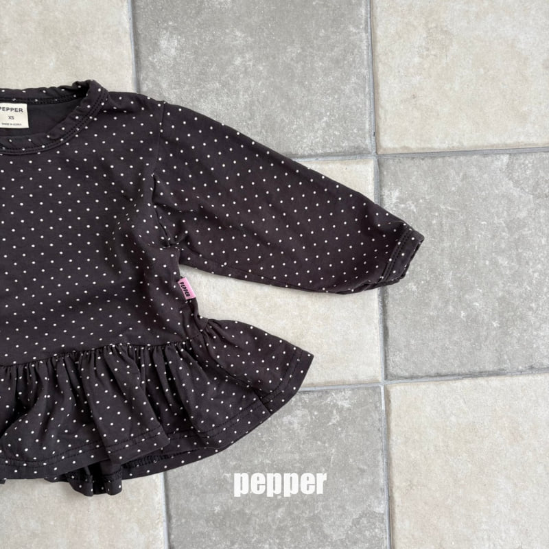 The Pepper - Korean Children Fashion - #childofig - Dot Frill Tee - 5