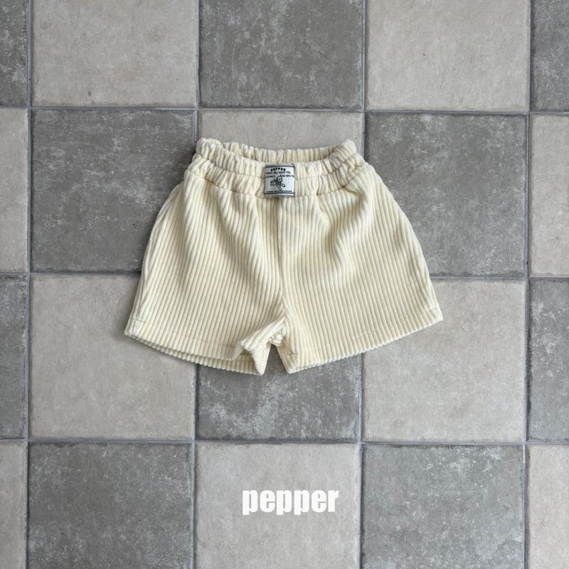 The Pepper - Korean Children Fashion - #childofig - Soft Velour Shorts - 3