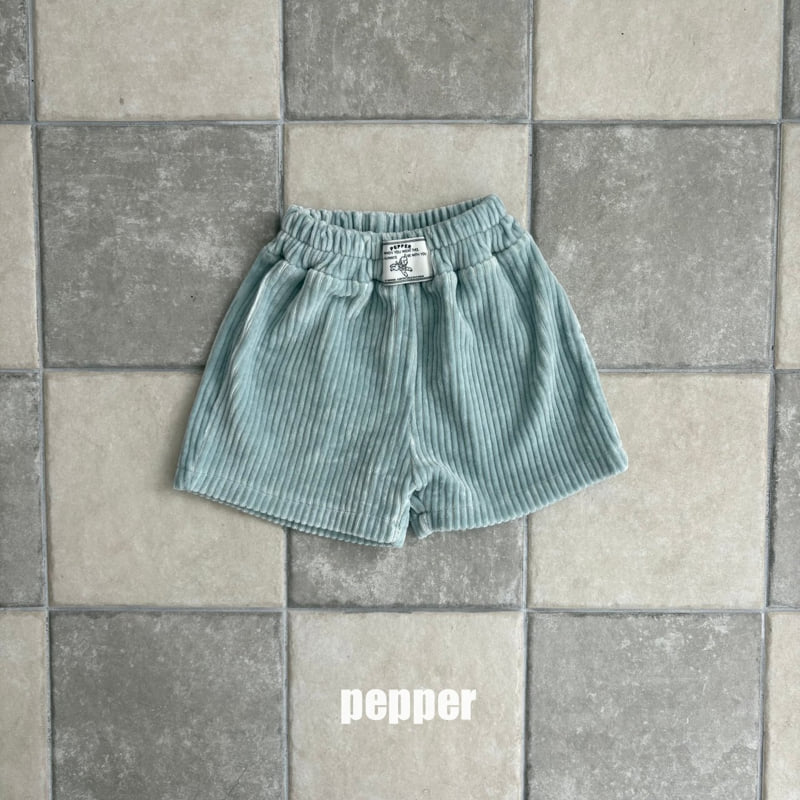 The Pepper - Korean Children Fashion - #childofig - Soft Velour Shorts - 4