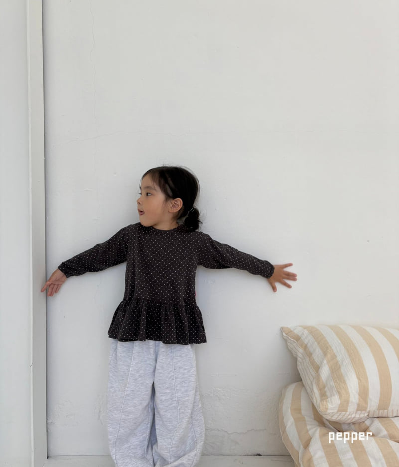 The Pepper - Korean Children Fashion - #childrensboutique - Dot Frill Tee - 7