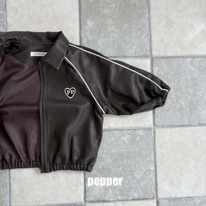 The Pepper - Korean Children Fashion - #childrensboutique - Kkukkku Leather Jacket - 5