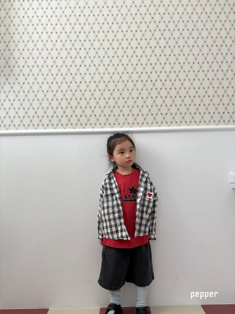 The Pepper - Korean Children Fashion - #designkidswear - Heart Check Shirt - 8
