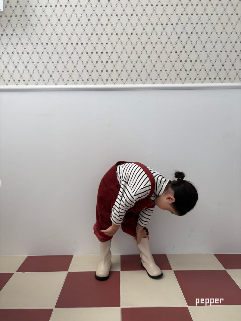 The Pepper - Korean Children Fashion - #designkidswear - Fall Corduroy Overalls - 7