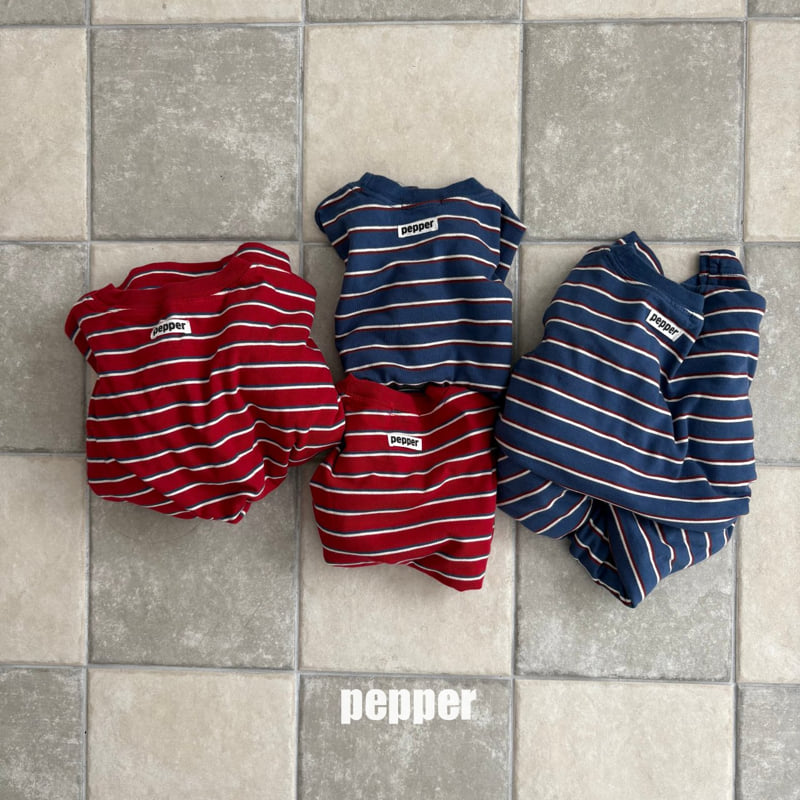 The Pepper - Korean Children Fashion - #designkidswear - Pepper Stripe Tee