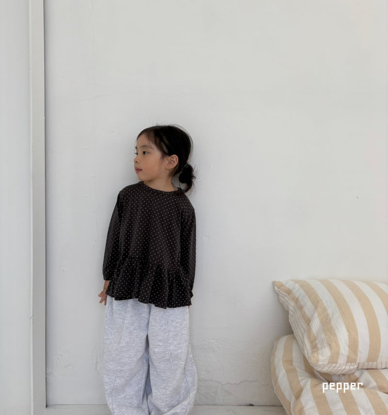 The Pepper - Korean Children Fashion - #designkidswear - Dot Frill Tee - 8