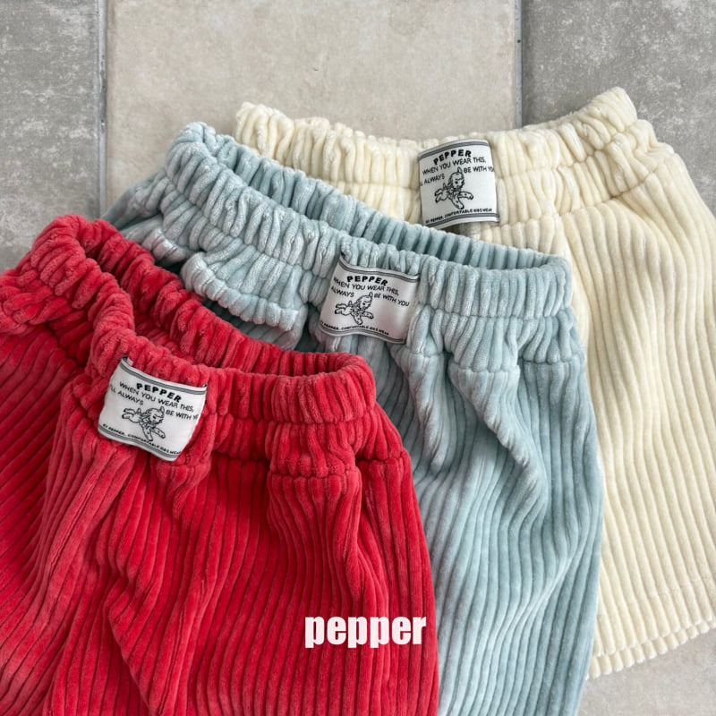 The Pepper - Korean Children Fashion - #designkidswear - Soft Velour Shorts - 6
