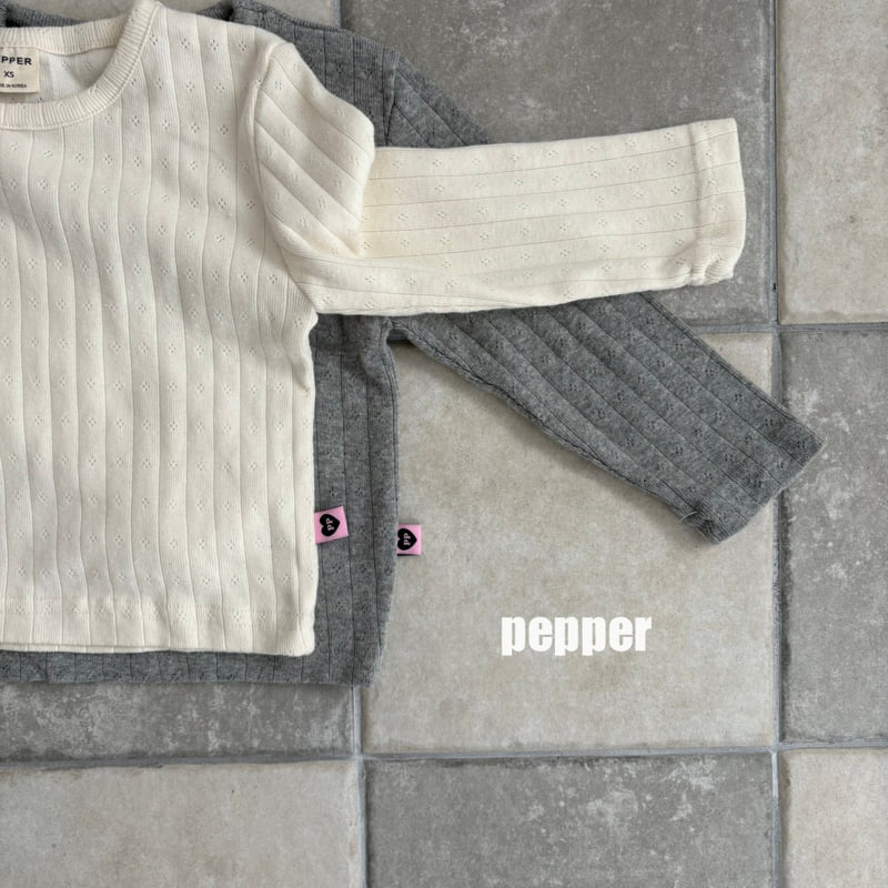The Pepper - Korean Children Fashion - #designkidswear - Eyelet Tee - 5
