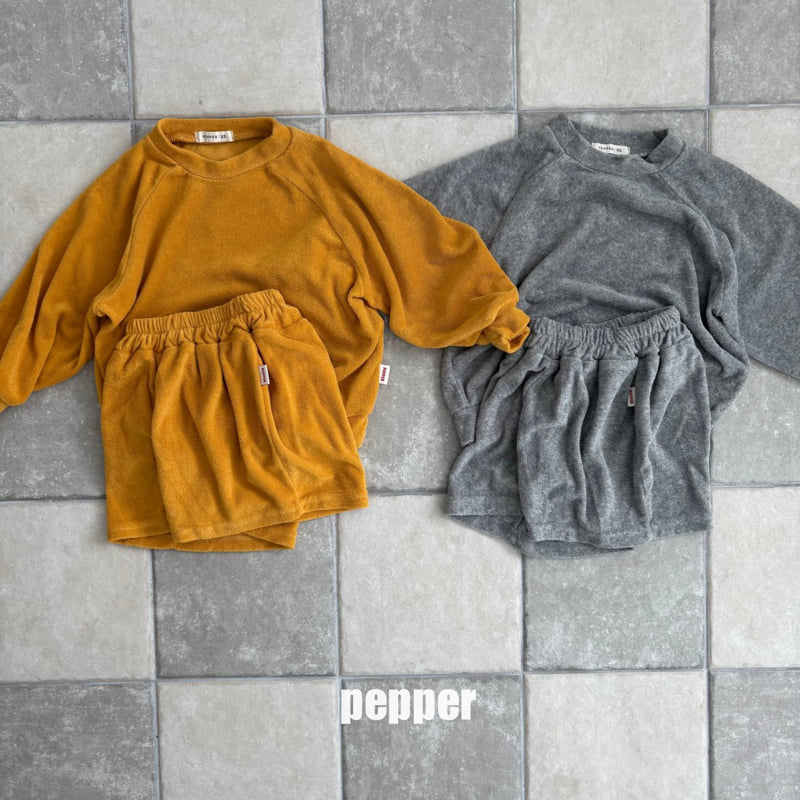 The Pepper - Korean Children Fashion - #designkidswear - Mustard Set