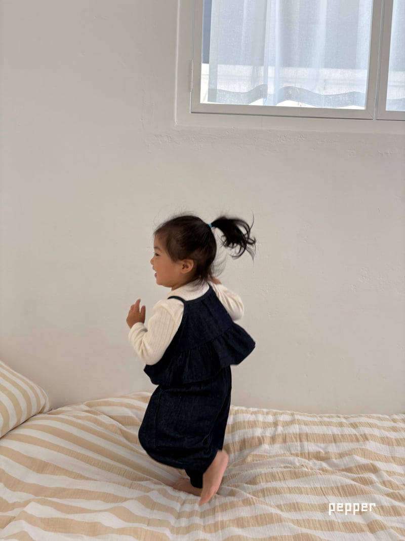 The Pepper - Korean Children Fashion - #designkidswear - Denim Bustier - 8
