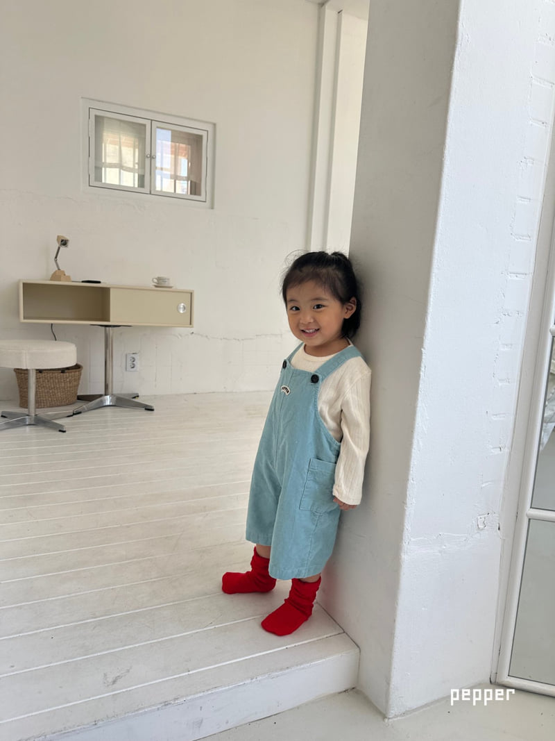 The Pepper - Korean Children Fashion - #discoveringself - Fall Corduroy Overalls - 8