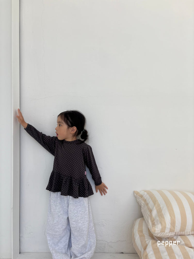 The Pepper - Korean Children Fashion - #discoveringself - Dot Frill Tee - 9
