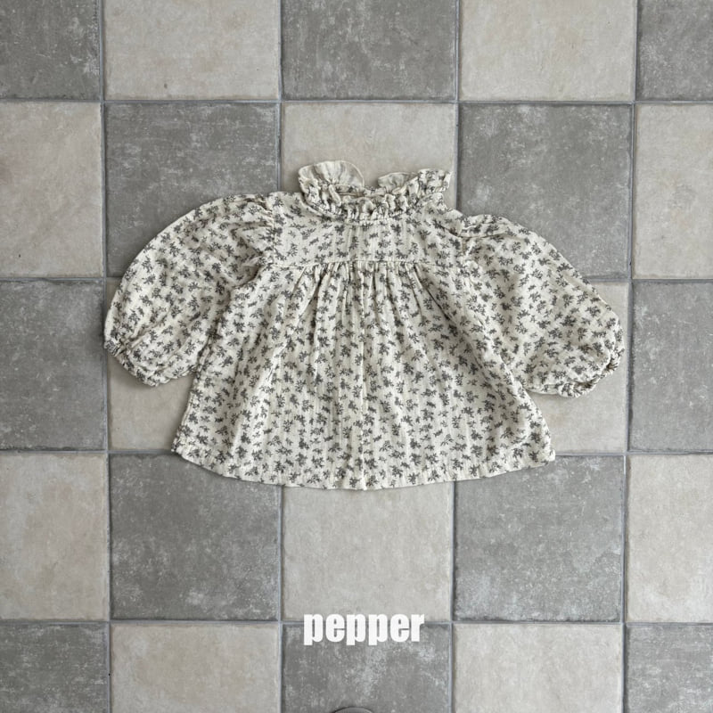 The Pepper - Korean Children Fashion - #designkidswear - Snowflake Blouse - 4
