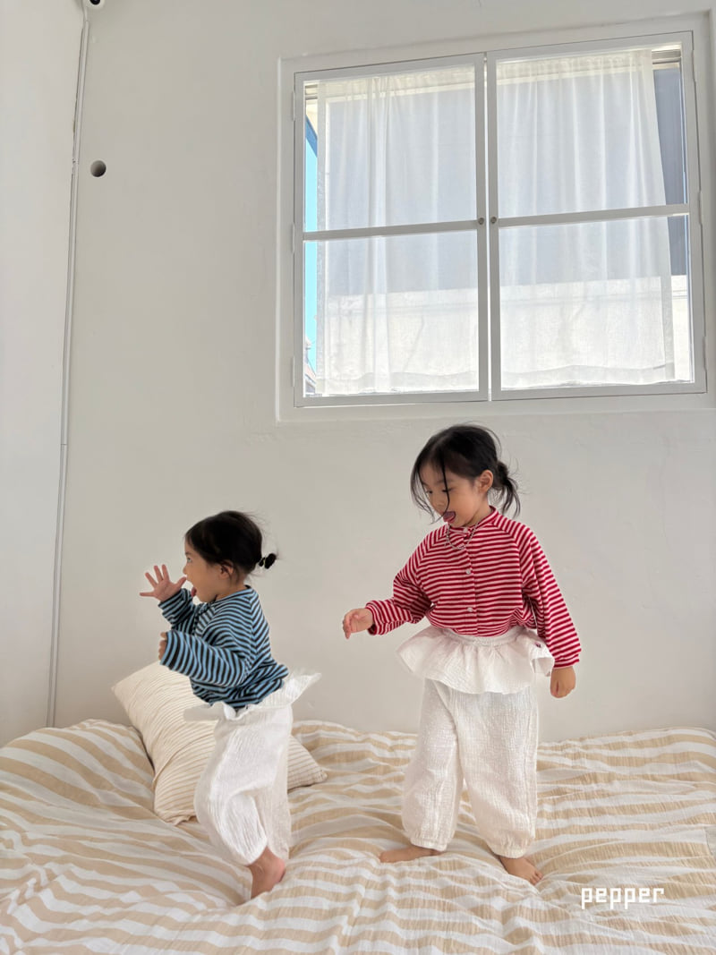 The Pepper - Korean Children Fashion - #discoveringself - Snowflake Tiered Jogger Pants - 8