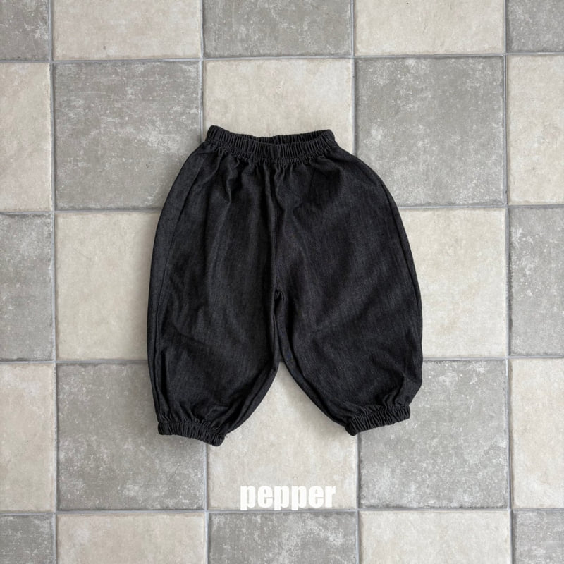 The Pepper - Korean Children Fashion - #discoveringself - Denim Jogger Pants - 4