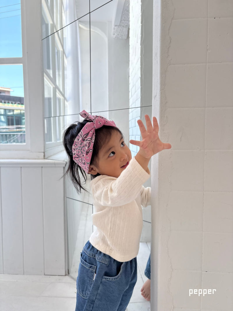The Pepper - Korean Children Fashion - #fashionkids - Eyelet Tee - 7