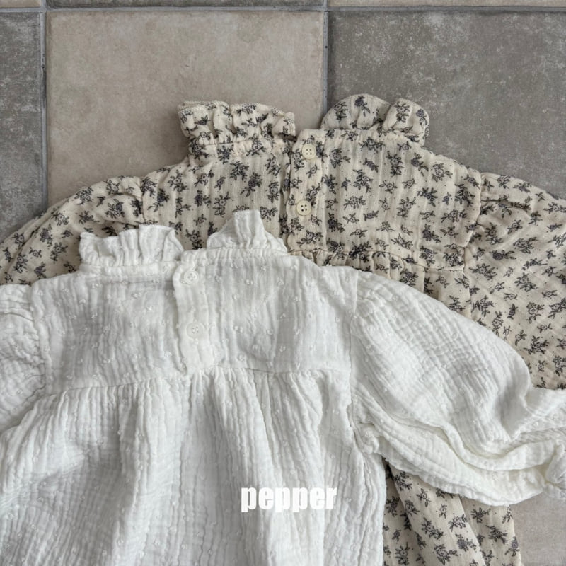 The Pepper - Korean Children Fashion - #fashionkids - Snowflake Blouse - 5