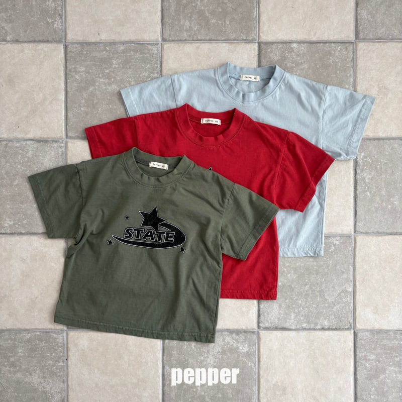 The Pepper - Korean Children Fashion - #fashionkids - Star Short-sleeve Tee