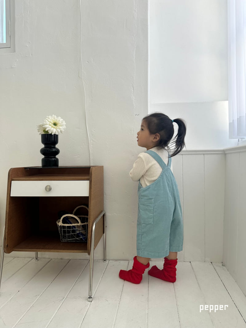 The Pepper - Korean Children Fashion - #kidsshorts - Fall Corduroy Overalls - 10