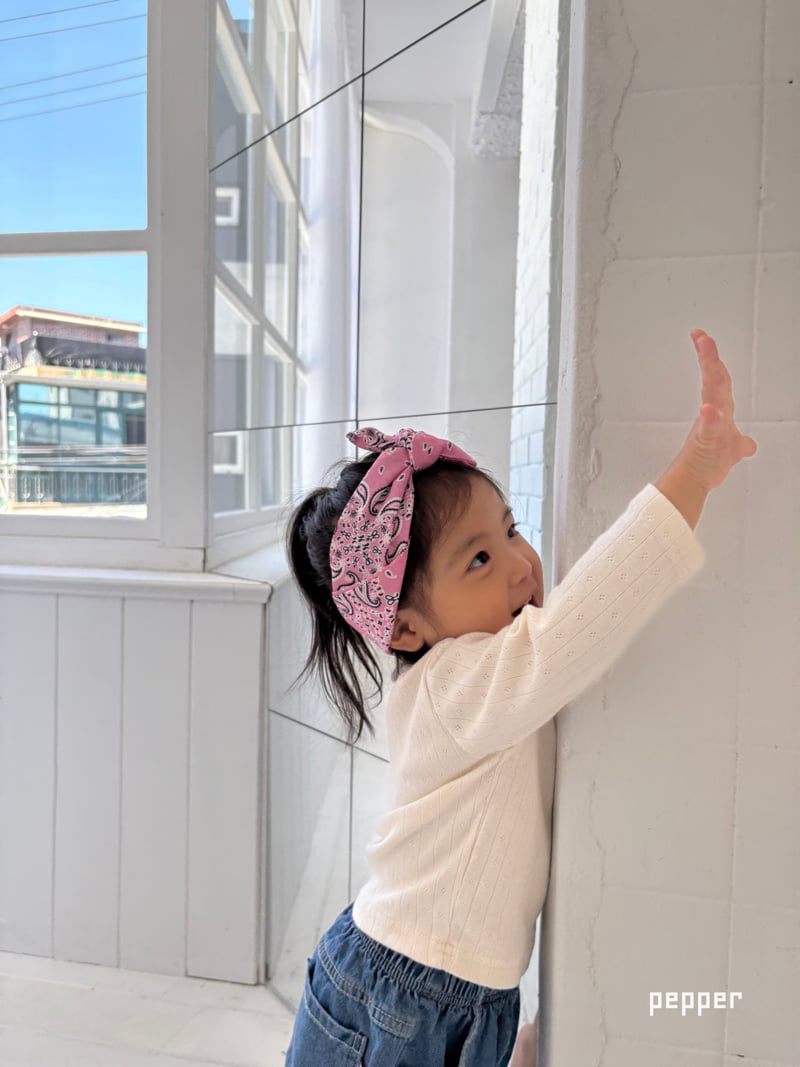 The Pepper - Korean Children Fashion - #kidsshorts - Eyelet Tee - 8