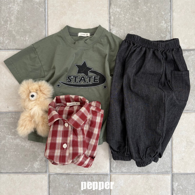 The Pepper - Korean Children Fashion - #kidsstore - Heart Check Shirt - 12